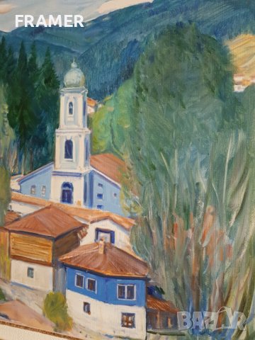 Атанас Жеков Копривщица Църквата успение Богородично 2000 година, снимка 4 - Картини - 38969237