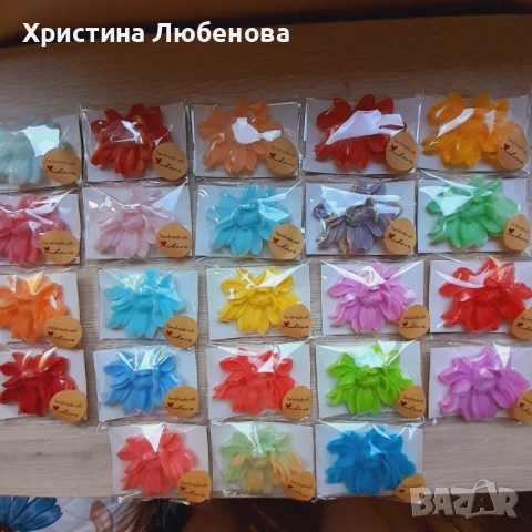 Глицеринови цветя, снимка 4 - Декорация за дома - 51382990