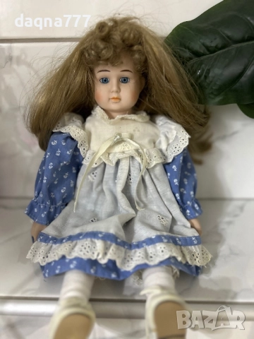 Порцеланова кукла Германия 70-те години, снимка 3 - Кукли - 52894569