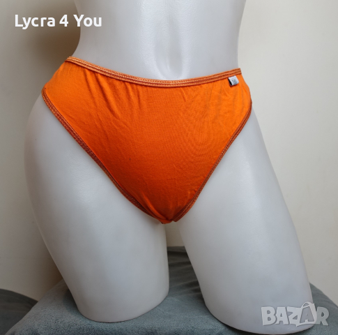 Оранжев тюлен сутиен с прозрачни чашки и бродерии 75А/В размер, снимка 14 - Бельо - 36314092