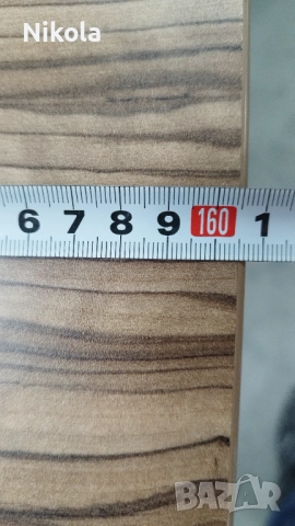 Бюро с метални крака - офис маса 160/66/74см, снимка 2 - Работни маси и бюра - 52108777