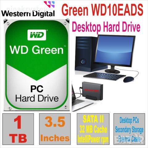 HDD 3.5` 1 TB хард дискове за камери,Workstation,Gaming PCs,External Storage и други, снимка 11 - Твърди дискове - 44197831
