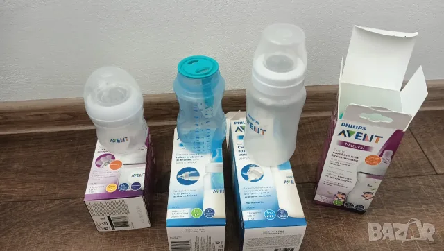 Бебешките шишета за хранене Philips Avent, снимка 7 - Прибори, съдове, шишета и биберони - 55728599