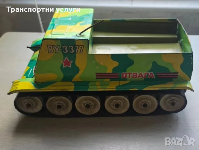 стар руски танк ВУ-3377 играчка , снимка 4 - Антикварни и старинни предмети - 56208048