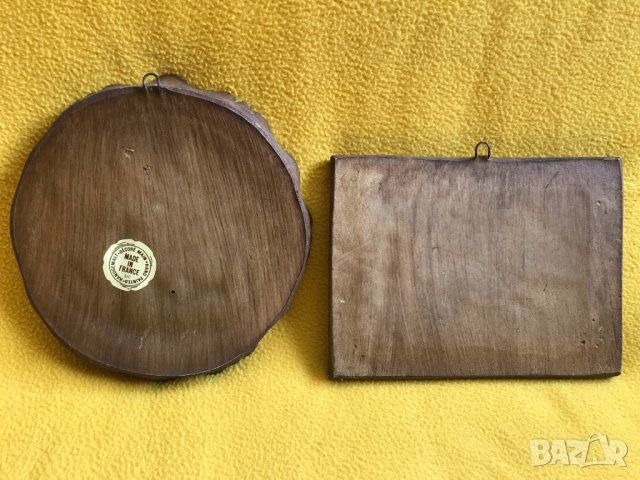 2бр винтидж декорация за стена резин Sic France овчар моряк спалня, снимка 15 - Пана - 40655431