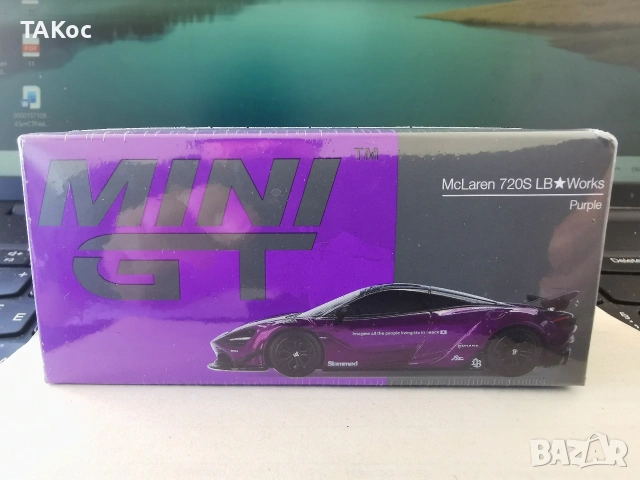 Mini GT #841 McLaren 720S LB*Works - Purple