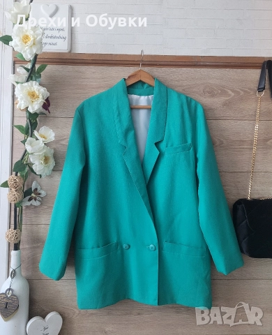 Ново зелено сако блейзър , снимка 4 - Сака - 52764035