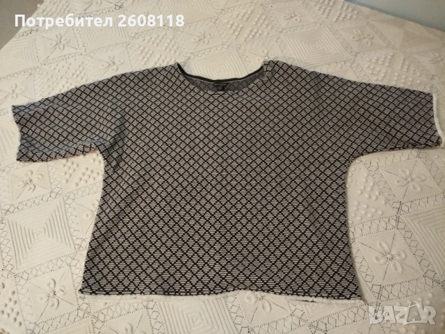 Massimo Dutti дамска блуза тип кимоно размер L , снимка 4 - Блузи с дълъг ръкав и пуловери - 53616030