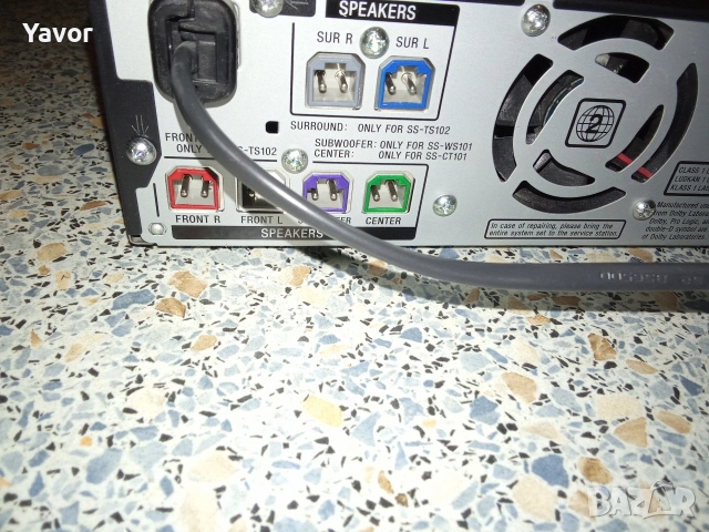 Висок модел домашно кино SONY DAV-DZ330 за ремонт, снимка 6 - Ресийвъри, усилватели, смесителни пултове - 52585347