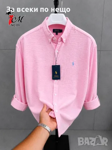 Polo Ralph Lauren Стилна Мъжна Риза С Дълъг Ръкав - Различни Цветове Код SK2055, снимка 2 - Ризи - 55808133