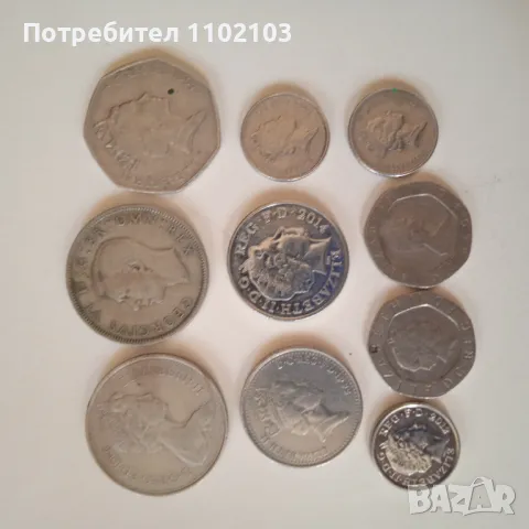 Монети от Англия, снимка 2 - Нумизматика и бонистика - 49929556