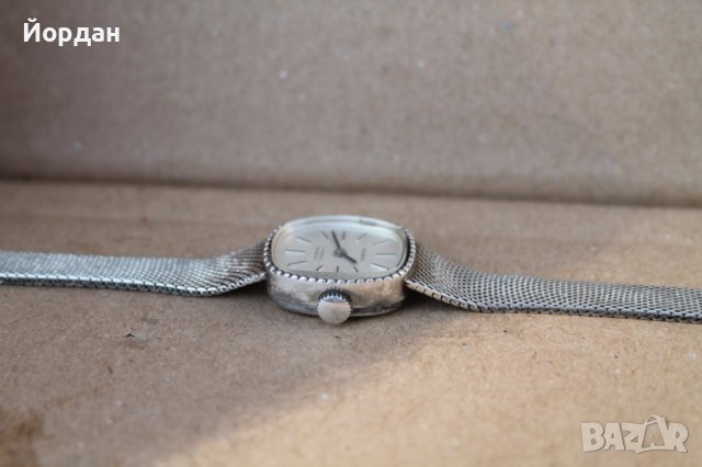 Дамски сребърен часовник ''Receda'' 17 камъка, снимка 7 - Дамски - 41470952