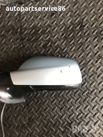 Електрическо огледало за предна лява RHD странична врата за Peugeot 407 (2003-2008) синьо 4145