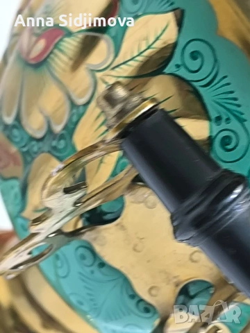 Руски самовар рисуван , снимка 3 - Антикварни и старинни предмети - 53685503