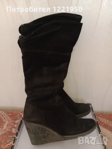 Български ботуши от естествен велур, снимка 1