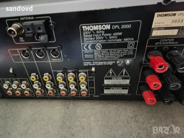 Ресивер THOMSON DPL-2000 цена 100 евро, снимка 6 - Ресийвъри, усилватели, смесителни пултове - 56081778