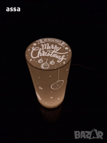 Коледна лампа, снимка 2 - Настолни лампи - 52335862