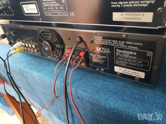 Technics SA-R230 AM/FM Recever, снимка 5 - Ресийвъри, усилватели, смесителни пултове - 50830017