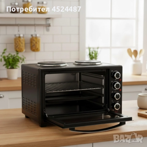 Малка готварска печка TERMOMAX TXC56CL, снимка 2 - Печки, фурни - 52544341