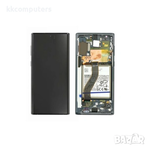 LCD Дисплей за Samsung SM-N970F Note 10 / GH82-20842A / Тъч скрийн /Черен / Рамка + Батерия / Оригин