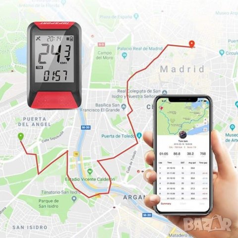 GPS компютър за велосипед IGPSport, снимка 7 - Аксесоари за велосипеди - 41515665