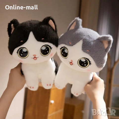 Плюшено Коте, Плюшена играчка Коте, Плюшена котка, 25см, снимка 4 - Плюшени играчки - 50967348