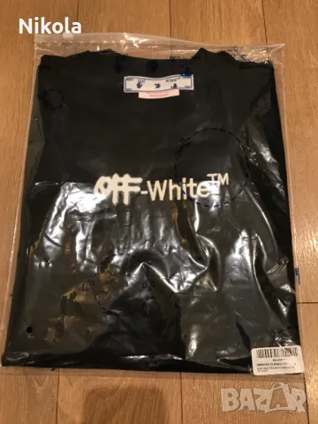 OFF-WHITE™ Paint Arrow Slim тениска, размер: S, снимка 16 - Тениски - 48678157