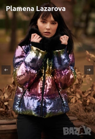 Зимно яке с качулка, снимка 2 - Якета - 52731387