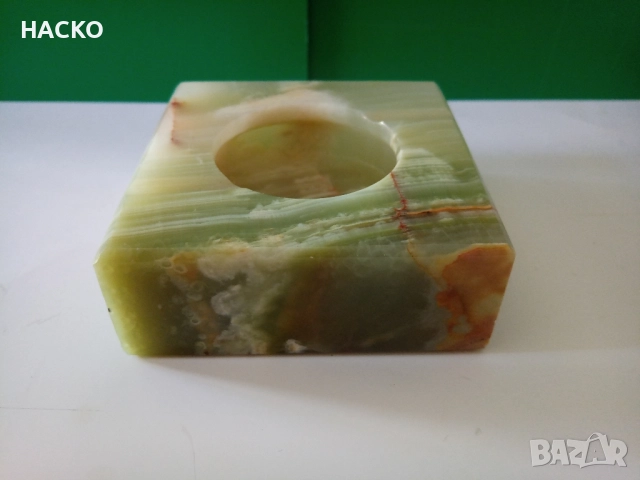 Истински ониксови пепелници, използвани, снимка 10 - Други - 52483337