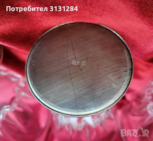 Антикварнини френски кристални чаши и печат Франция, снимка 8 - Други ценни предмети - 41642483