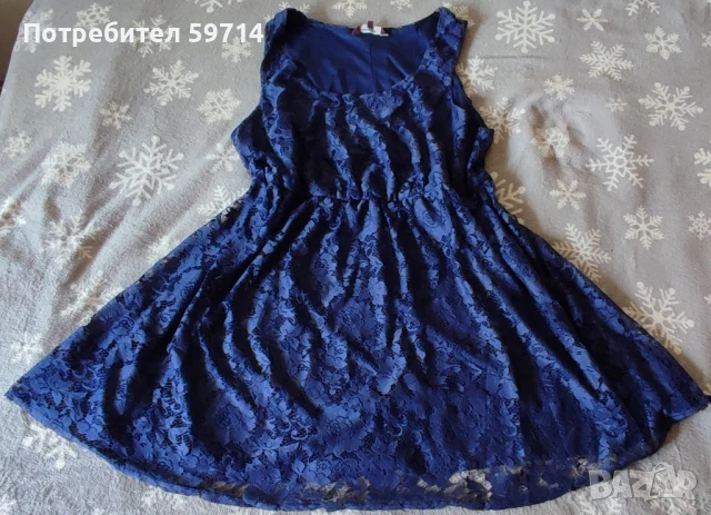 Красива рокля с ластик