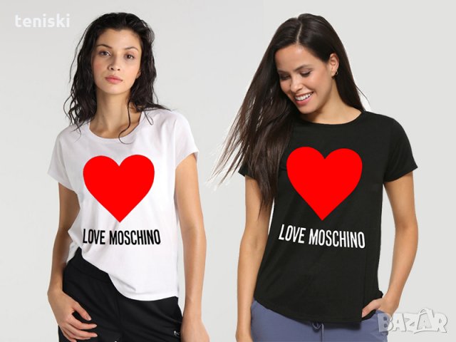  Дамска тениска Love Moschino принт 10 модела и всички размери , снимка 2 - Тениски - 28598783