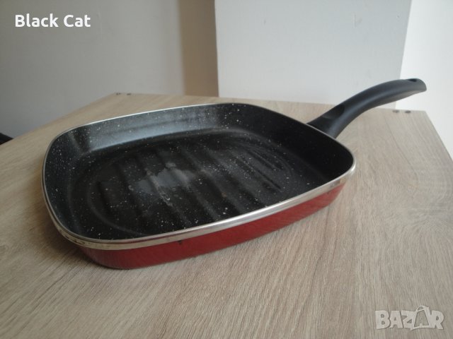 Грил тиган "Delimano Stone Legend" / "Делимано Стоун Ледженд / Леджънд", 27 см., тигани, тенджера, снимка 7 - Съдове за готвене - 35969504