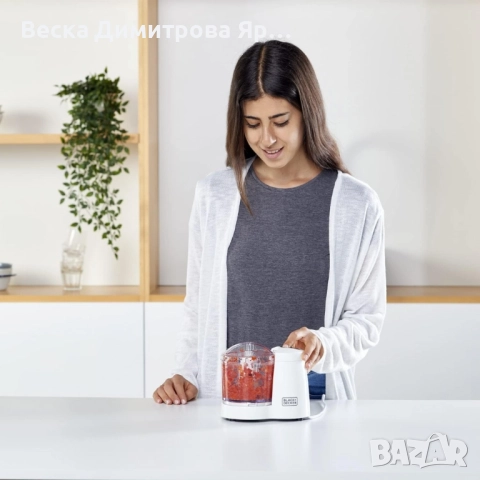Чопър Black+Decker BXCH120E 120 W, 350 ml, снимка 6 - Чопъри и пасатори - 51737759