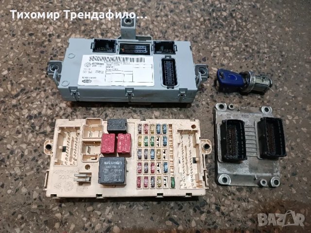 ECU, бодиконтрол,ключ Fiat Punto 1.2 46822116 0261206982 ME7.3H4 , 0 261 206 982