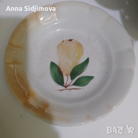 Стар български порцелан Бонония чинии, снимка 7 - Антикварни и старинни предмети - 51839589