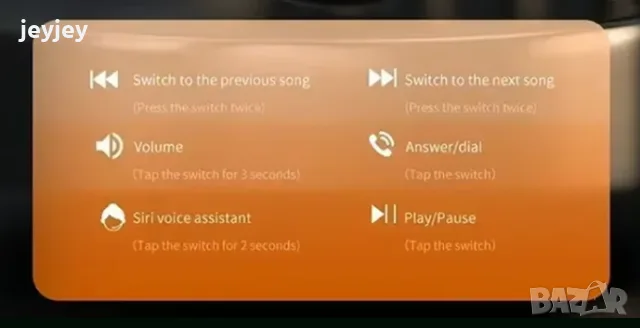 Водоустойчиви Безжични Bluetooth слушалки , снимка 5 - Bluetooth слушалки - 56223713
