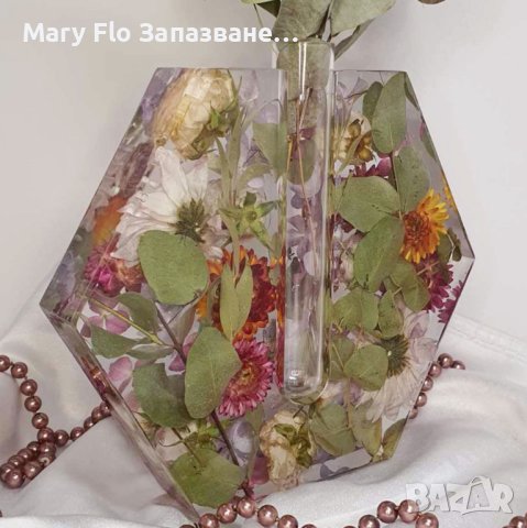 🌟 "Вълшебна Ваза Хексагон с LED Светлина" 🌼, снимка 4 - Вази - 44252244