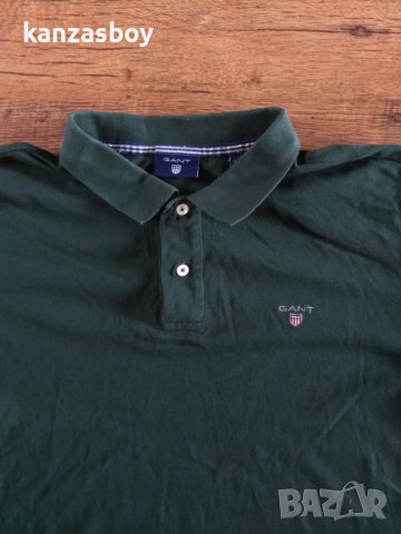 gant polo shirt - страхотна мъжка тениска Л размер, снимка 2 - Тениски - 40486343