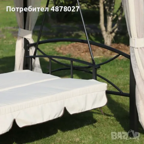 Луксозна градинска шатра с люлка и функция сън за пълен релакс, снимка 6 - Градински мебели, декорация  - 56060644