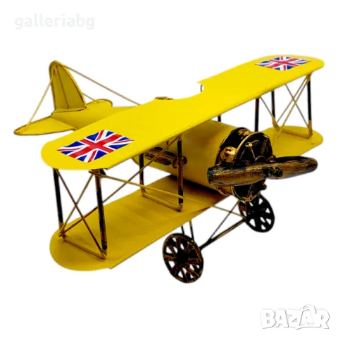 Сувенирен метален самолет, снимка 2 - Антикварни и старинни предмети - 50402128