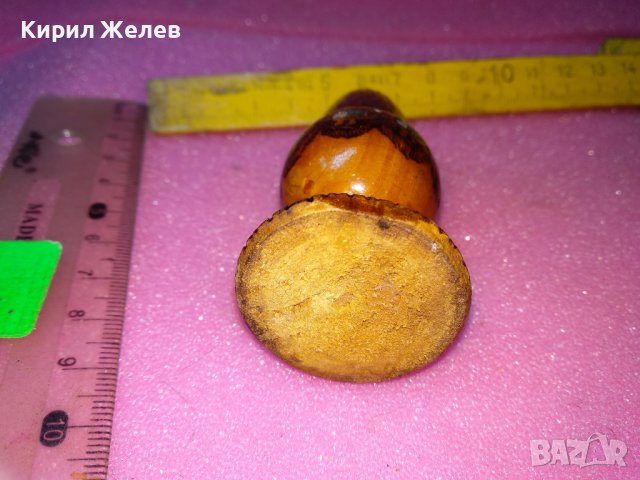 МНОГО КРАСИВА СТАРА ДЪРВЕНА ПИРОГРАФИРАНА МИНИАТЮРА За ЕТНО ИНТЕРИОР КОЛЕКЦИЯ 42847, снимка 3 - Колекции - 44155810