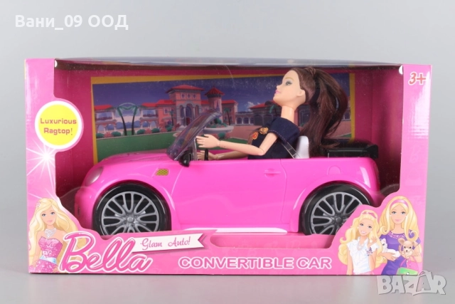 Кукла Барби с кола, снимка 5 - Кукли - 51523462