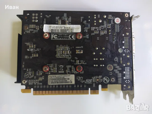 Видео карта Gainward GTX 750 ti 2GB, снимка 3 - Видеокарти - 55711142
