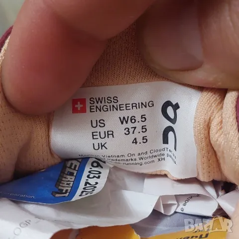 маратонки  On Cloud Neutral номер 37 ,5, снимка 9 - Маратонки - 49441916