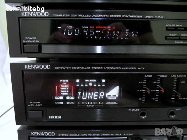 ⭐⭐⭐ KENWOOD ROXY CD-9 ⭐⭐⭐ Рядко срещана компонентна ретро система с ракла, снимка 4 - Аудиосистеми - 25896559
