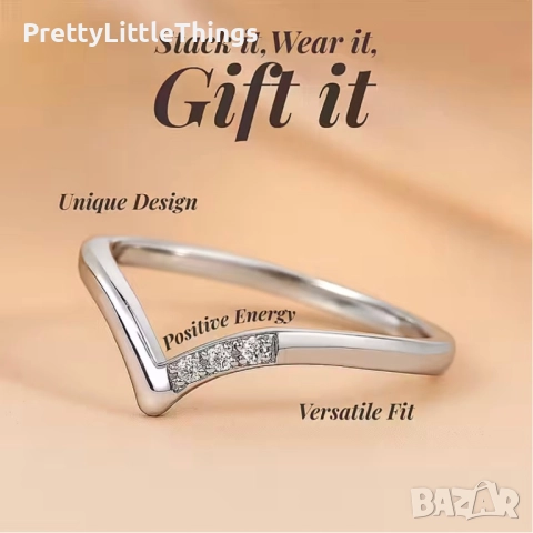 Сребърен пръстен проба 925, снимка 2 - Пръстени - 52247408