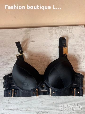 Нов черен сутиен със златни детайли 85 B 🖤
