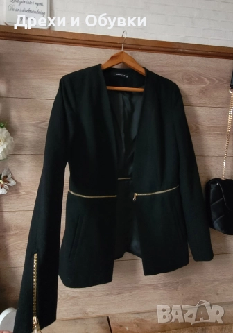 Черно сако блейзър вълна 