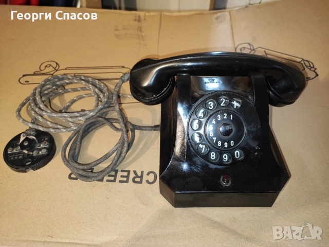 Ретро телефон със шайба 